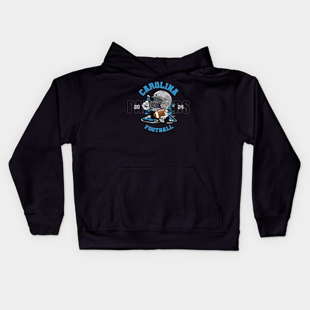 Carolina Football Kids Hoodie by Nagorniak